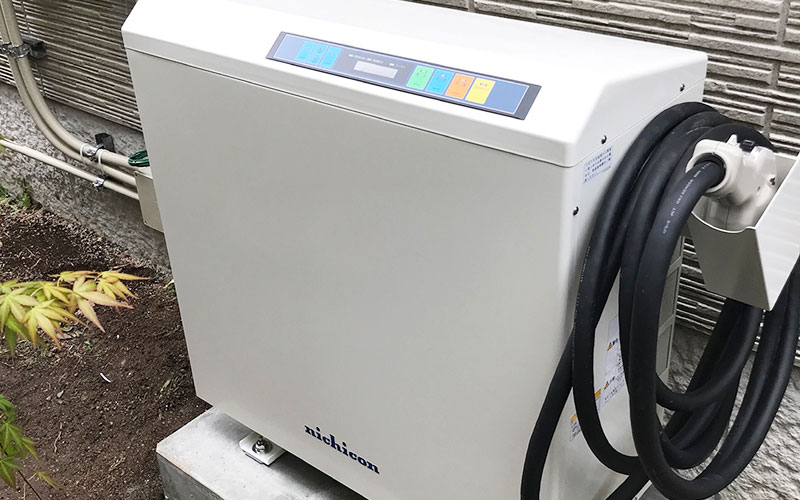 V2H施工事例山口市 S様邸